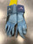 Used Mizuno WRIST WRAP BATTING GLOVES Carolina Blue LG 11945-S000253742 View 1