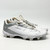 Used Nike VAPOR EDGE Adult FB Cleats White And Silver Senior 11 11805-S000082232 View 3