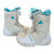 Used Burton GROM BOA Girls Snowboard Boots Carolina Blue And White Youth 13.0 11820-S000057252 View 1