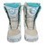 Used Burton GROM BOA Girls Snowboard Boots Carolina Blue And White Youth 13.0 11820-S000057252 View 2