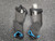 DSG Soccer Shin Guards Junior White Lg 11849-S000040701 View 2