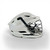 Used Cascade R Lacrosse Helmet White Fits all 11735-S000364058 View 2