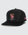 Waggle Golf Flamingo Bay Snapback Hat, Black View 2