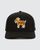Waggle Golf The GOAT Snapback Hat, Black View 1