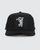 Waggle Golf Moon Shot Snapback Hat, Black View 1