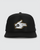 Waggle Golf Shooter Snapback Hat, Black View 1
