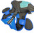 Used Adidas PRO SERIES Catchers Chest Protector Royal Blue Intermediate 16" 11506-S000304855 View 5