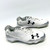 Used Under Armour C LOW DT BB/SB Cleats White And Silver Senior 10 11805-S000082413 View 2