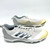 Used Adidas POWER ALLEY 5 BB/SB Cleats White And Silver Senior 14 11805-S000082414 View 2