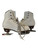 Used Riedell DIAMOND Girls Figure Skate White Junior 02.5 11820-S000057431 View 1