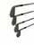 Used Callaway Paradym Ai SMOKE Mens Golf Iron Set LH 6I-9I +1/2" 11731-S000166920 View 5