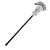 Used DRAGONFLY NINE Men Atk/Mid Complete Lacrosse Stick Black View 1