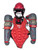 Used Wilson ZKS Catchers Helmet w/Mask Red S/M 11835-S000209264 View 1