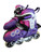 Used ALPHA LIGHT UP ADJ 2-5 Junior Rec Fitness Skates Black Adjustable 11932-S000172012 View 2