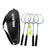 Used BADMINTON SET 4 RACQUETS 2 BIRDIES + BAG Adult Badminton Racquet Black Unknown 11484-S000306042 View 1