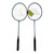 Used BADMINTON RACQUET PAIR Adult Badminton Racquet Green 4" 11471-S000173924 View 2