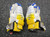 Used STX SURGEON RZR Lacrosse Gloves Mens White And Yellow 14" 11849-S000040888 View 2