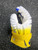 Used STX SURGEON RZR Lacrosse Gloves Mens White And Yellow 14" 11849-S000040888 View 4