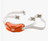 New YOUTH ORANGE CORE CHIN STRAP 11834-52ASD31210-30000 View 1