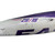 Used Easton Pink Sapphire Fastpitch Softball Bat 28" (-10), barrel close-up and specs label View 4