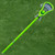 Hackees Lacrosse The "Long Pole" Lime, Defense Stick View 2