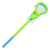 Hackees The Slime Rickee Lacrosse Stick, Neon Green/Blue View 1