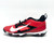 Used Nike ALPHA MENACE 4 SHARK Adult FB Cleats White/Black/Red Senior 10 11805-S000082902 View 2