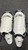 Used MAXUIM LACROSSE Lacrosse Shin Guards White Senior 11162-S000457387 View 1