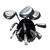 Used Wilson ULTRA Mens Golf Package Set Left Hand Black 12 Piece 11218-S000428653 View 2
