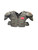 Used Pro-Tec GEAR X3 FB Shoulder Pads Black LG 11721-S000285103 View 1