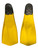 Used TYR Underwater Fins Yellow S/M 11512-S000237997 View 2
