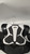 Used STX CELL IV SHOULDER PAD Lacrosse Shoulder Pads Black And White MD 11907-S000028817 View 2