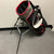 Used Mizuno Mens Stand Bag Grey And Red 11855-S000205734 View 6