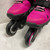 Used Rollerblade MICROBLADE ADJ 5-8 Senior Rec Fitness Skates Magenta Adjustable 11855-S000205740 View 3