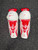 Used CCM LTP CAPITALS Junior Shin Guards White 10" 11162-S000457642 View 1
