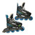 Used Bauer XLP Roller Hockey Skates Black Adjustable 11947-S000169212 View 2