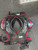 Used Riddell Z MATTE FB Shoulder Pads Red LG 11337-S000489868 View 3