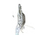 Used DAGGER ATTACK COMPLETE STICK Men Atk/Mid Complete Stick White View 4