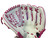 Used Wilson A04RF2612 RH Throw Fastpitch Gloves White 12" 11768-S000237625 View 5