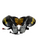 Used Riddell X FORCE II Football Shoulder Pads Black  11709-S000080424 View 1