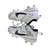 Used Nike TROUT CLEATS 8.5 BB/SB Cleats White Senior 8.5 11708-S000196106 View 3