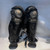 Used All Star SHINGUARDS Catchers Leg Guards Black Intermed 11878-S000029344 View 1