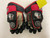 Used Warrior ALPHA PRO MADISON CAPITOLS Junior Gloves Black And Red 11" 11855-S000205959 View 2