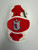 Used Brine TRIUMPH Lacrosse Arm Pads/Guards Red MD 11860-S000310952 View 1