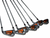Used Cobra AMP Mens Golf Iron Set RH 5-GW w/ Dynalite 90 R-Flex Shafts +1/4" 11731-S000167651 View 1