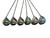 Used Warrior CUSTOM GOLF SET Mens Package Set RH Black And Green 13 Piece 11861-S000033999 View 1