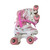Used POWER QUADS CHILD ADJ31-34 Child Roller Quad Skates Pink Adjustable 11617-S000347965 View 2