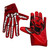 Used GT RECEIVER GLOVES AD MED FB Gloves Red And White MD View 1