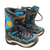 Used THINSULATE Boys Snowboard Boots Royal Blue Youth 06.0 11218-S000371814 View 2