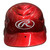 Used Rawlings RCFH Batting Helmet No Mask Red MD 11890-S000144600 View 1